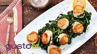 herbed stuffed scallops | bonacini's italy