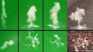 green screen Bullet Hits | Bullet impact | green screen video | green screen effects