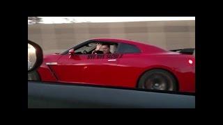 Twin Turbo 370z vs Cocky GT-R