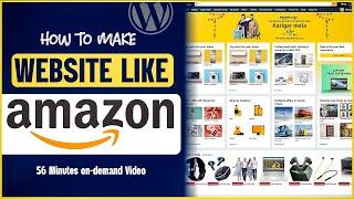 How to Make A Website Like Amazon in WordPress