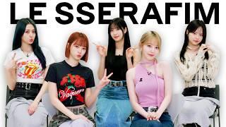 LE SSERAFIM Tries Not To Sing or Dance - K-Pop's Biggest Hits!