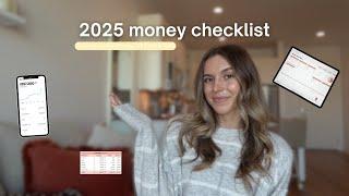 organize your money for 2025