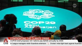 Delegates at COP29 seek to secure deal on climate finance as deadline looms