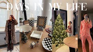 WEEK IN MY LIFE in the CITY | holiday prep + decorating my NYC apartment ️ cozy vibe, reading, etc