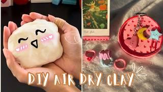 How to make homemade Air Dry Clay ( Tutorial + DIY ) ||  മലയാളം