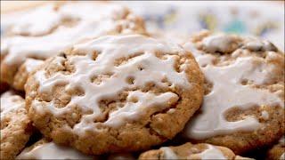 Iced Oatmeal Cookies