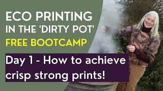 Free Eco Printing Bootcamp - Day 1!