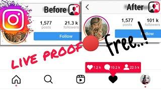 How to Increase Instagram Followers |Live Proof  | free followers | #tech #fyp  #instagram #video