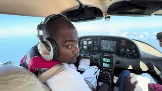 Beating the tropical storm coming to Jamaica Ian Fleming airport ￼to KMTH Florida Keys United state