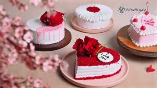 Sweeten Your Love with FlowerAura's Valentine Cake Collection! ️