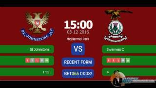 St Johnstone vs Inverness PREDICTION (by 007Soccerpicks.com)