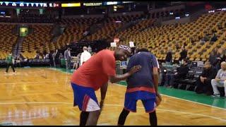 Kwame Brown vs. Nick Young 1-on-1. Kwame Dominates! (2012)