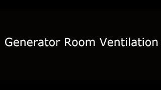 Generator Room Ventilation