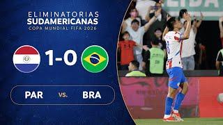 PARAGUAY vs. BRASIL [1-0] | RESUMEN | ELIMINATORIAS SUDAMERICANAS | FECHA 8