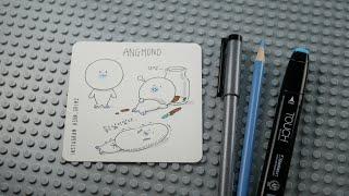 니니즈 캐릭터 파해치기 - 앙몬드(ANGMOND) 그려보기
