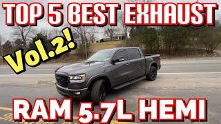 Top 5 BEST EXHAUST Set Ups for RAM 5.7L (vol.2)!