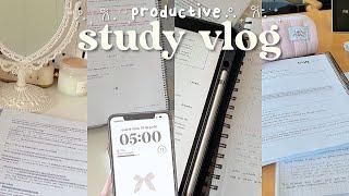 2-day study vlog  5am mornings, lots of studying, being productive...