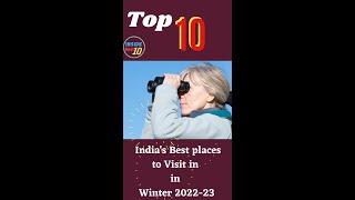 Top 10 best places to visit in winter in India 2022| India's top places to visit in winter | #shorts