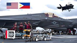 On the Frontline: U.S Marines Prepare F-35B For Indo-Pacific Mission In The Philippine Sea!