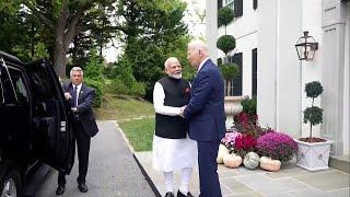 Biden welcomes Modi at Delaware home ahead of Quad meet  | VOA News