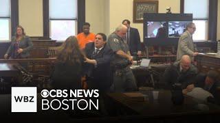 Brawl breaks out in Maine courtroom during murder sentencing