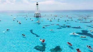 Alligator Reef Lighthouse in the Florida Keys (Jet Ski Adventures)