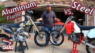 Honda CR 500 weight comparison. The results are surprising