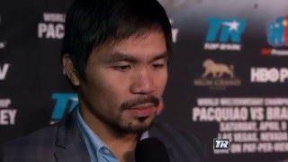 Pacquiao vs. Bradley | Manny Pacquiao Interview | NYC Presser
