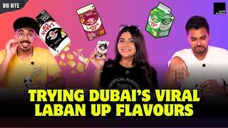 Trying Dubai's Viral Laban Up Flavours | The Big Bite | Social Kandura