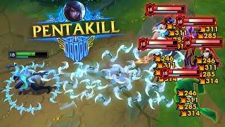 TOP 40 INSANE LEAGUE OF LEGENDS PENTAKILLS OF 2024!