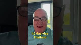 45 day Thailand no visa