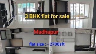 3BHK flat for sale in Hyderabad Madhapur || Resale flat for sale in Madhapur || flat for sale in Hyd