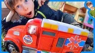 RAT DRIVING an AMBULANCE!