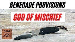 Renegade Provisions God of Mischief Pocketknife. Fablades Full Review