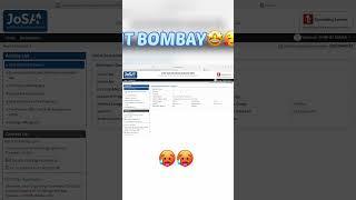 JOSAA Counselling Round 1 Result | IIT BOMBAY | Seat Allotment |#jeeadvance2023 #iitbombay