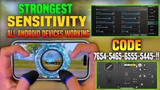 NEW BEST PUBG MOBILE 3.4 SENSITIVITY AND CONTROL CODE 2024 | PUBG MOBILE SENSITIVITY | SENSITIVITY