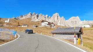 BOLZANO -  VAL GARDENA - ALTA BADIA scenic drive | Dolomites Italy