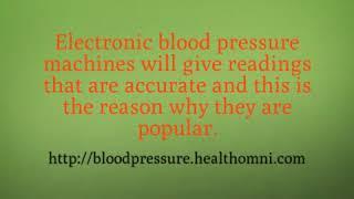 An Insight Into Electronic Blood Pressure Machine