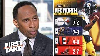 FIRST TAKE | NFL should FEAR Russell Wilson! - Stephen A. on Steelers beat Commanders, move to 7-2