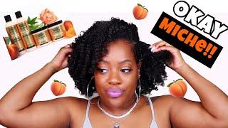 NEW! Miche Beauty Peaches N' Cream Collection | Full Review and Demo on Type 4 Natural Hair