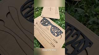 Fu*k 2024 Wooden Glasses With Case Made on xtool P2 55w Desktop Laser Cutter