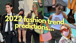 2022 FASHION TREND PREDICTIONS / FORECAST (WHAT TO WEAR IN 2022) | Alyssa Lyanne