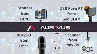 aurivus shows compatibility with different laser scanners