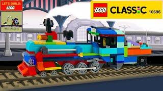 LEGO 10696 Train MOC. Union Pacific Steam Locomotive. How to build LEGO Classic. Save Money & Space