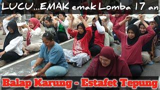 KELUCUAN EMAK & BAPAK LOMBA 17 AN 2024 #17agustus #lombaagustusan #lucu