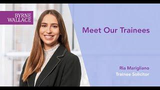 Meet Our Trainees  - Ria Marigliano