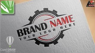 Brand name logo making in CorelDraw | CorelDraw tutorial