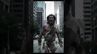 Stone Age Man Wakes in the Future #AI #StoneAge #FutureMan #TimeTravel #AIFilm #SciFiShort