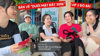 Team Khương Dừa live tại điểm bán vé Sân Vận Động Bến Tre cùng Út Thơ mà như tấu hài hên bán được