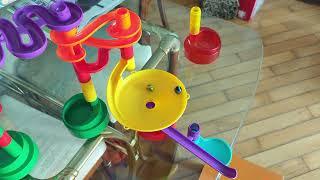 Spinning Marble Run Race with RARE Lights and Sounds pieces!